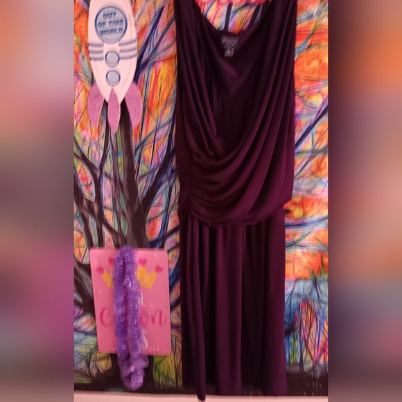 American Living Deep Purple Dress - Picture 2 of 5